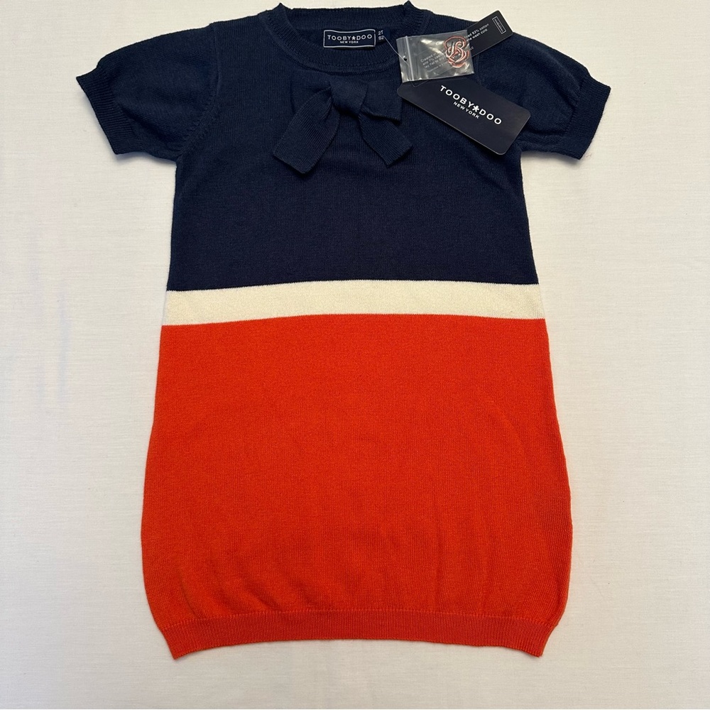 New ToobyDoo Sweater Dress, Cashmere and Cotton, Size 2T, Girls, Kids